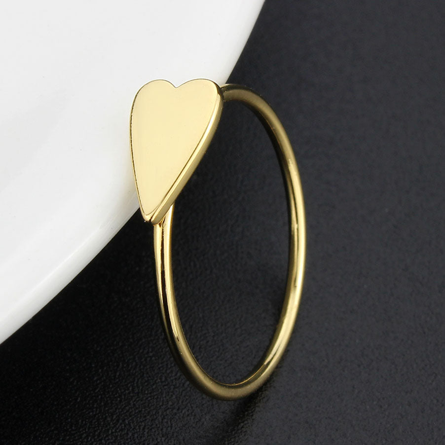 MA3W1617 - Flash Gold Brass Ring with No Stone in No Stone