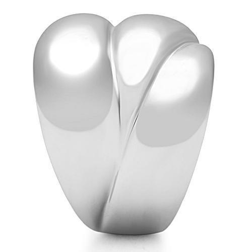 MA3W166 - Rhodium Brass Ring with No Stone