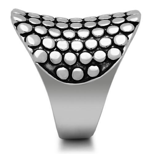 MA3W194 - Rhodium Brass Ring with No Stone