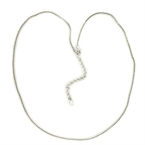 MA8X113 - Silver Brass Chain with No Stone