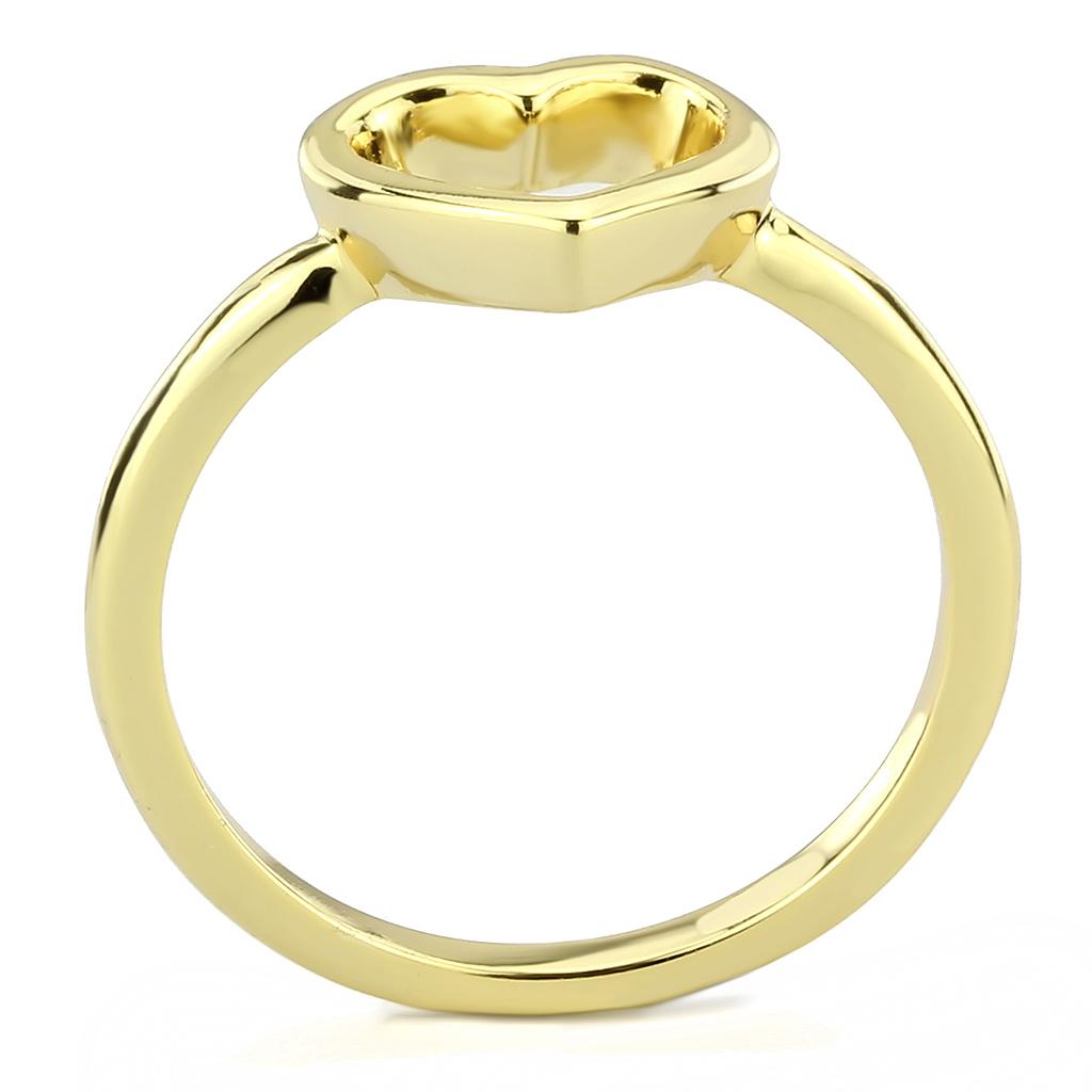 MALO3985 - Flash Gold Brass Ring with No Stone