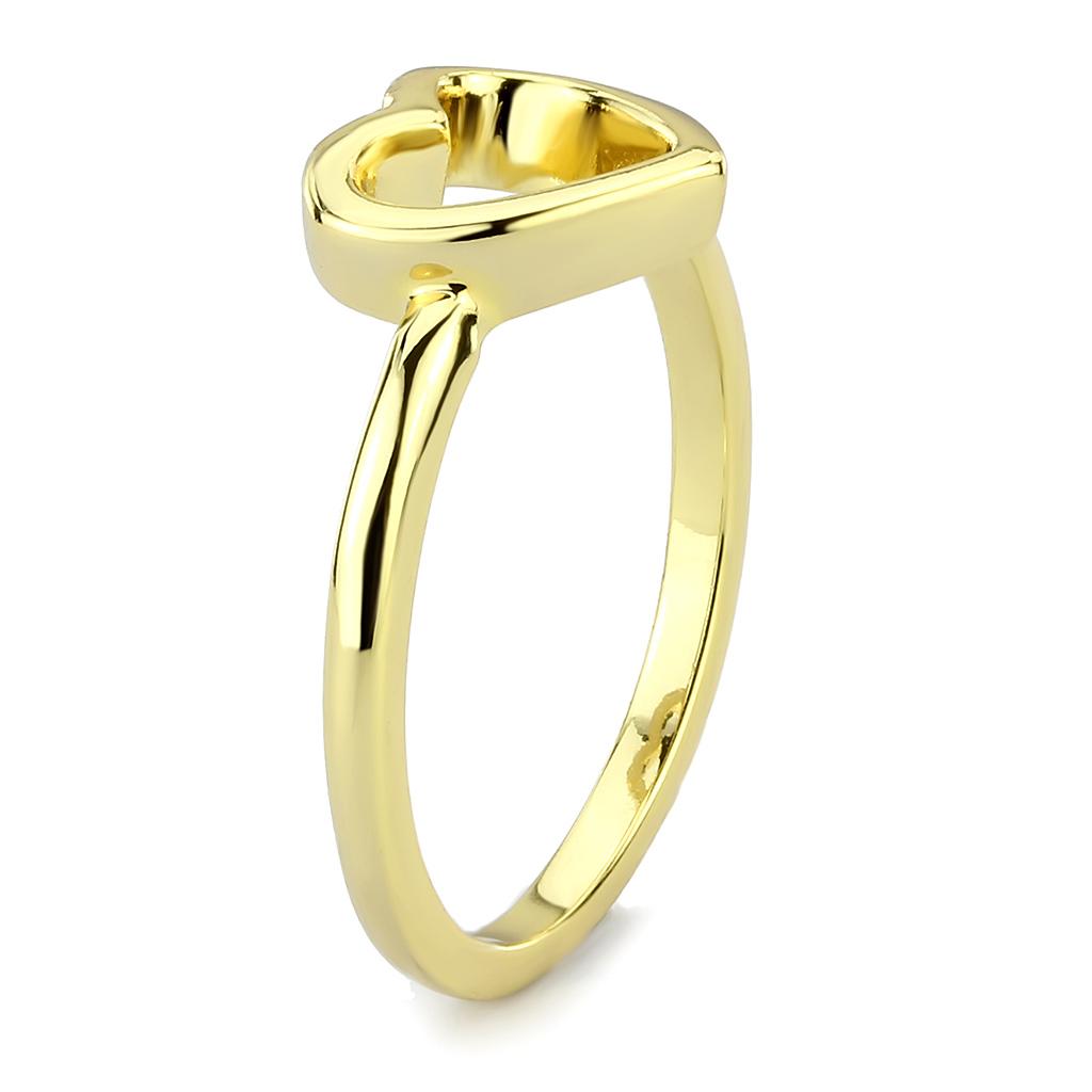 MALO3985 - Flash Gold Brass Ring with No Stone