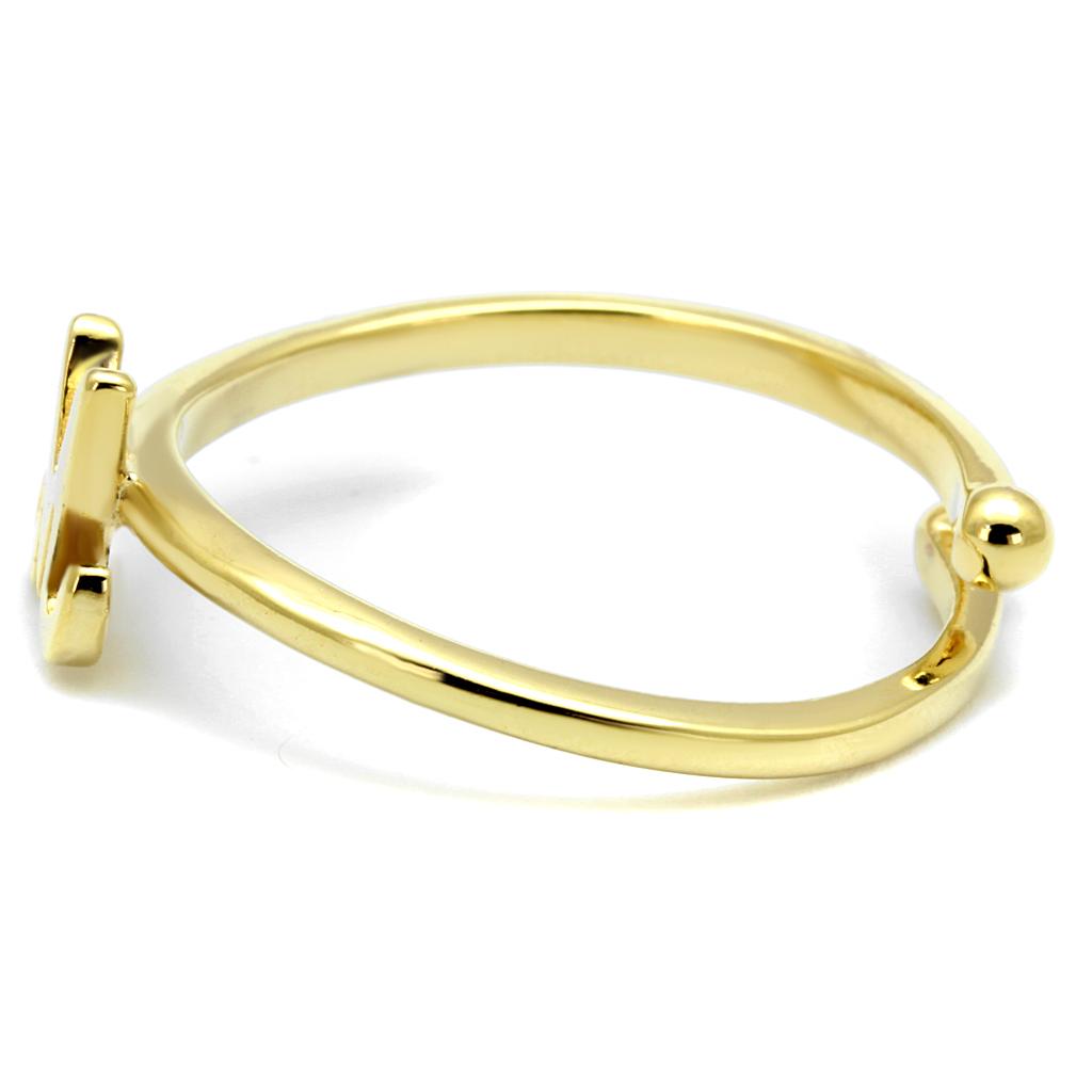 MALO3994 - Flash Gold Brass Ring with No Stone