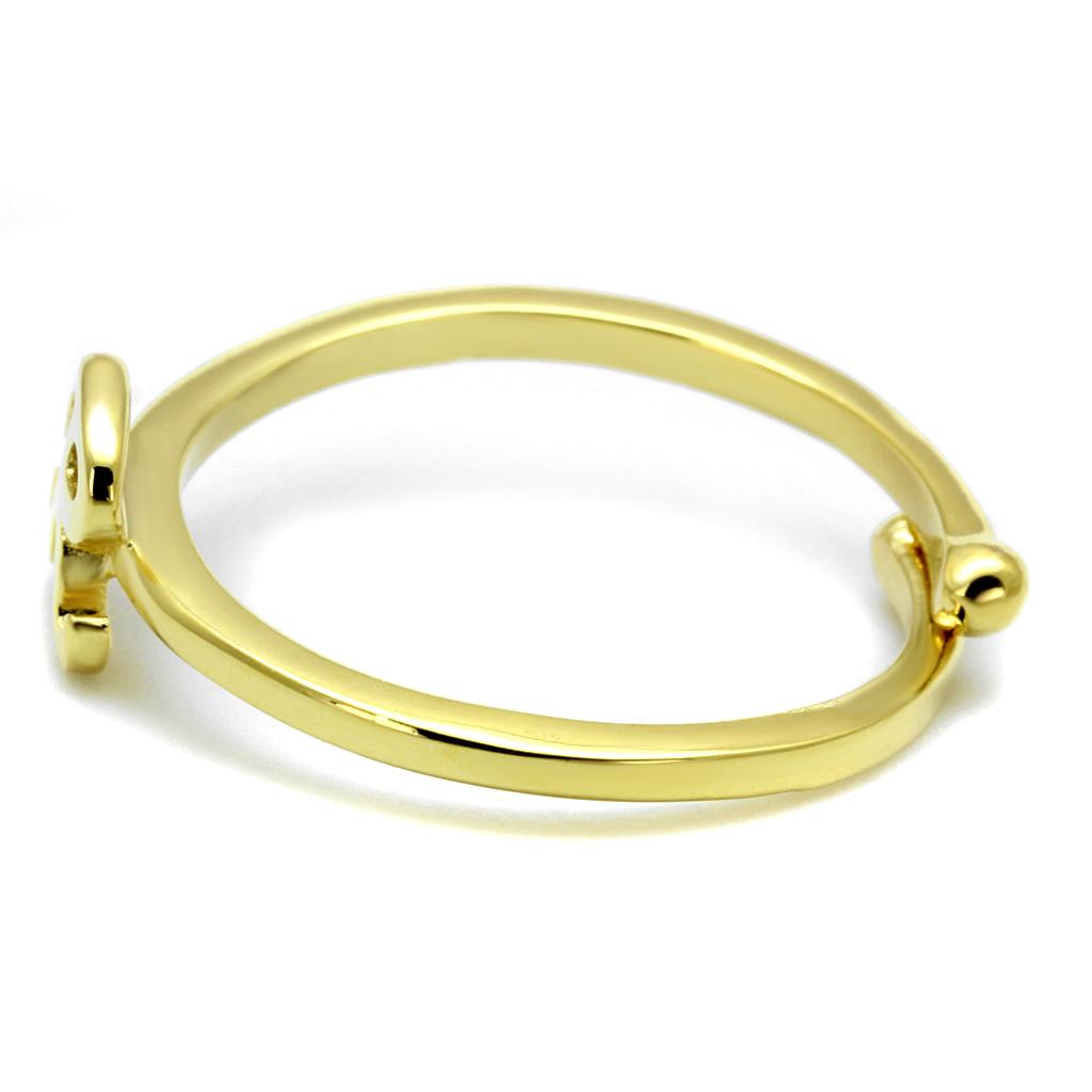 MALO3996 - Flash Gold Brass Ring with No Stone