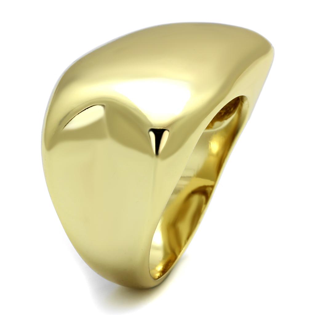 MALO4105 - Gold Brass Ring with No Stone