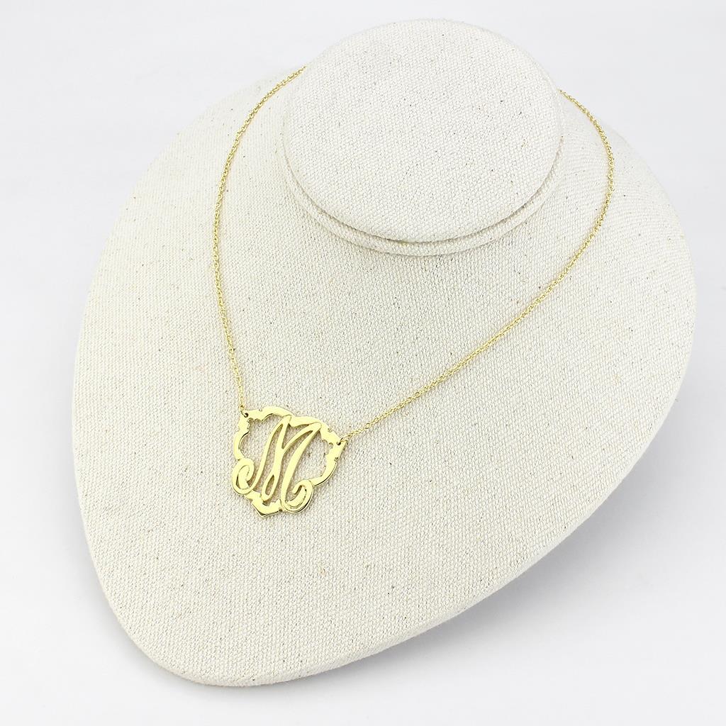MALO4688 - Flash Gold Brass Necklace with No Stone