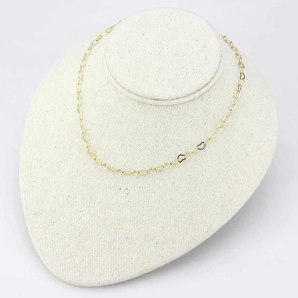 MALO4696 Flash Gold Brass Necklace with No Stone in No Stone