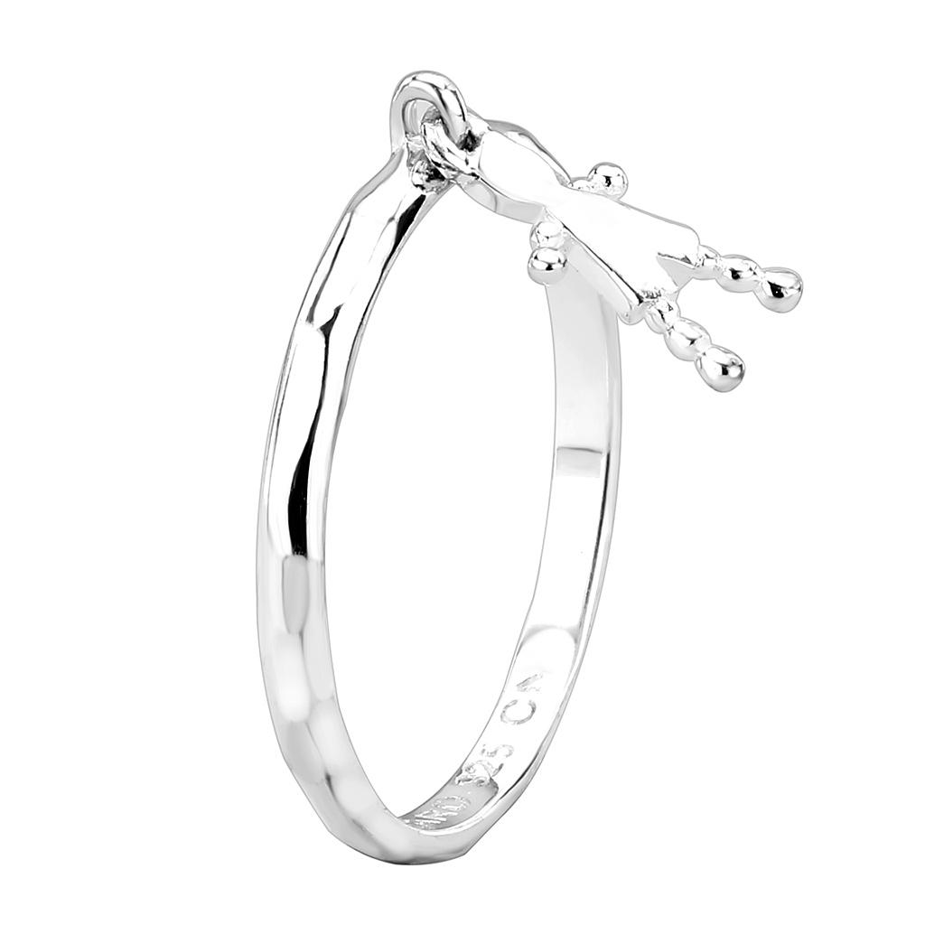 MALOS328 - Silver 925 Sterling Silver Ring with No Stone