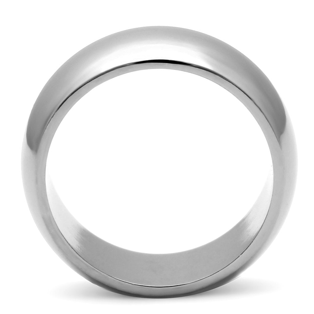 MATK1391N - High Polished Stainless Steel Wide Band Ring