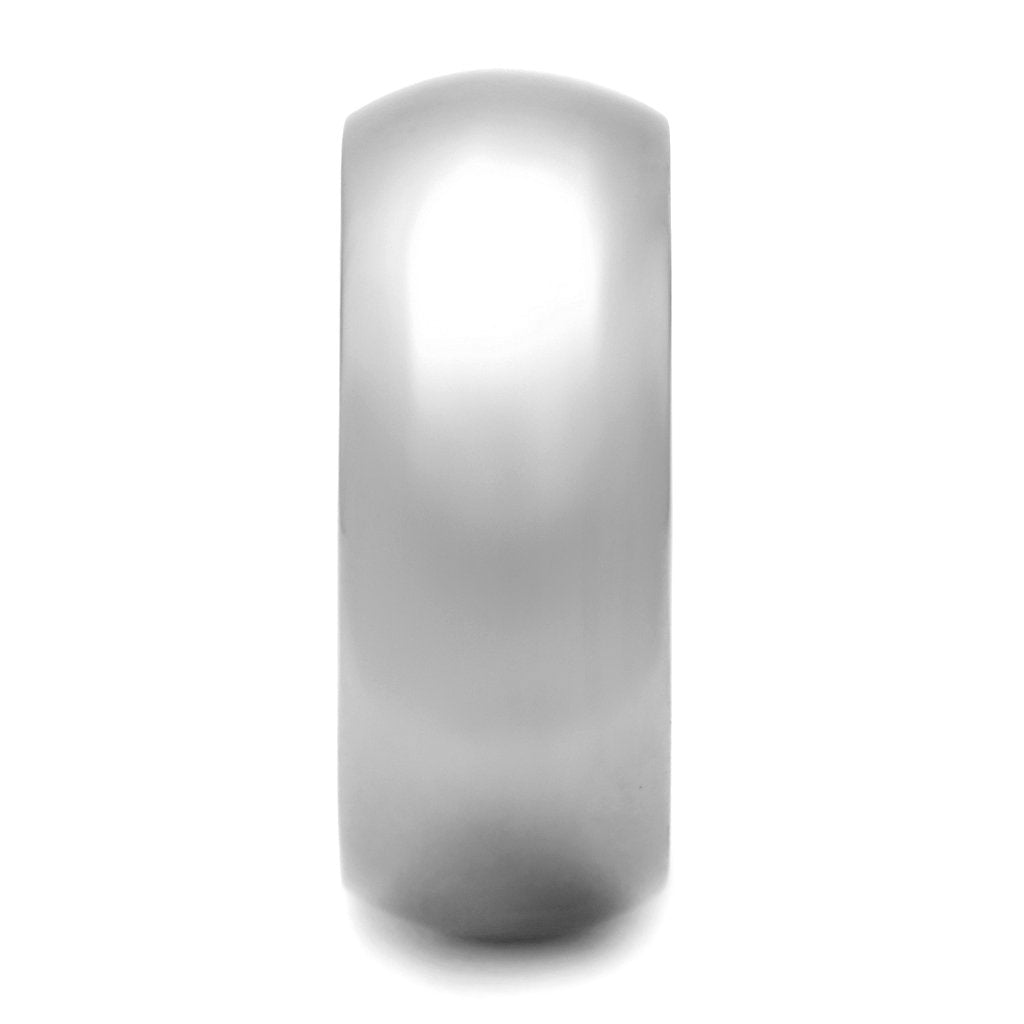 MATK1391N - High Polished Stainless Steel Wide Band Ring