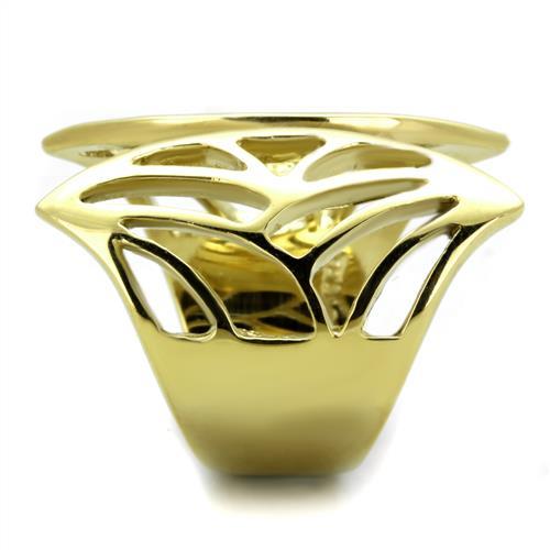 MATK1902 - IP Gold(Ion Plating) Stainless Steel Ring with No Stone
