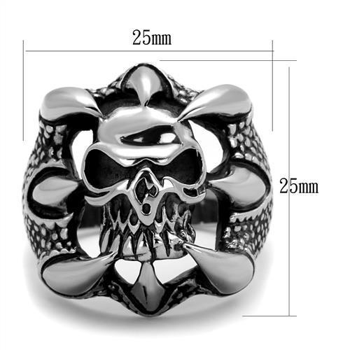 MATK1930 - High polished (no plating) Stainless Steel Ring with No Stone