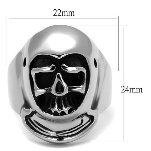 MATK1942 - High polished (no plating) Stainless Steel Ring with No Stone