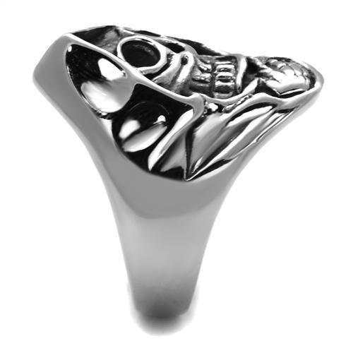MATK1974 - High polished (no plating) Stainless Steel Ring with No Stone