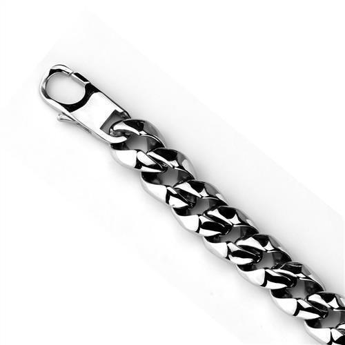 MATK1975 - High polished (no plating) Stainless Steel Bracelet with No Stone
