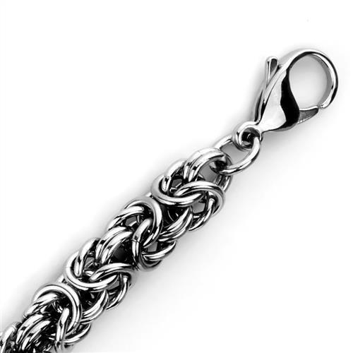 MATK1979 - High polished (no plating) Stainless Steel Bracelet with No Stone