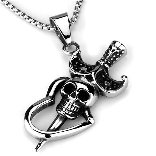 MATK1997 - High polished (no plating) Stainless Steel Necklace with No Stone