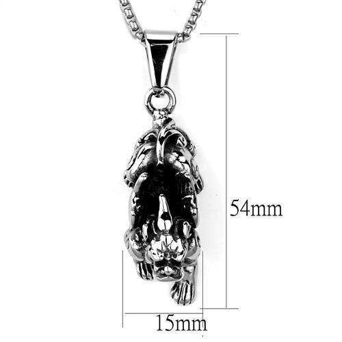 MATK1998 - High polished (no plating) Stainless Steel Necklace with No Stone