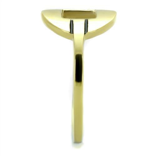 MATK2033 - IP Gold(Ion Plating) Stainless Steel Ring with No Stone