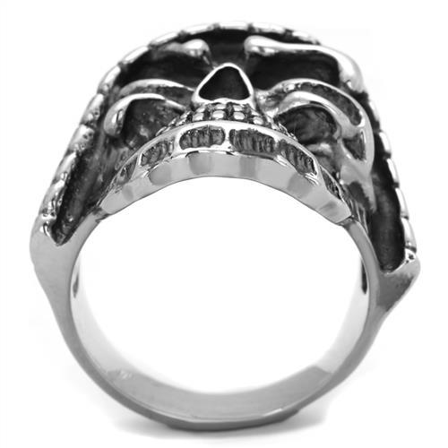 MATK2056 - High polished (no plating) Stainless Steel Ring with No Stone