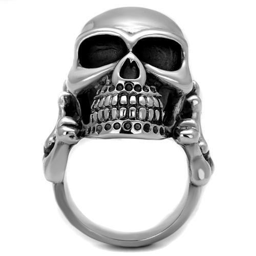 MATK2246 - High polished (no plating) Stainless Steel Ring with No Stone
