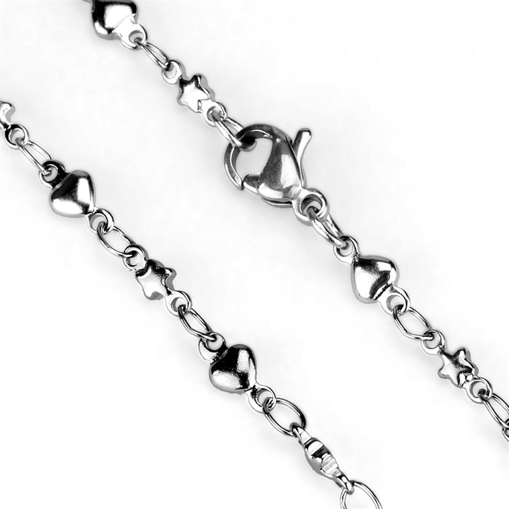 MATK2427 - High polished (no plating) Stainless Steel Chain with No Stone