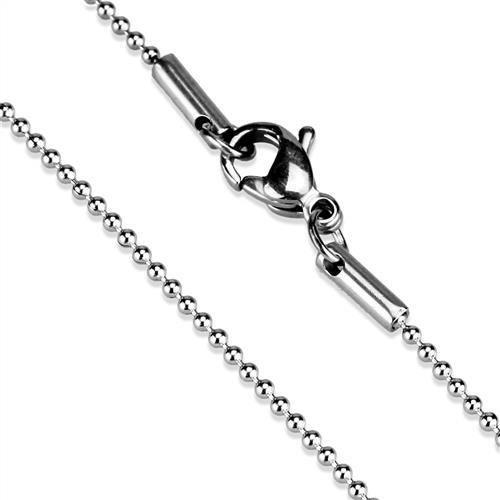 MATK2431 - High polished (no plating) Stainless Steel Chain with No Stone