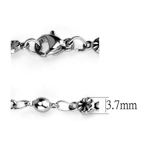 MATK2432 - High polished (no plating) Stainless Steel Chain with No Stone