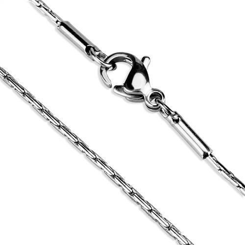 MATK2437 - High polished (no plating) Stainless Steel Chain with No Stone