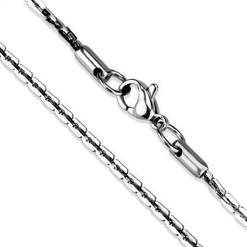 MATK2440 - High polished (no plating) Stainless Steel Chain with No Stone