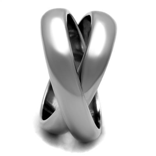 MATK2498 - High polished (no plating) Stainless Steel Ring with No Stone