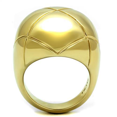 MATK2831 - IP Gold(Ion Plating) Stainless Steel Ring with No Stone