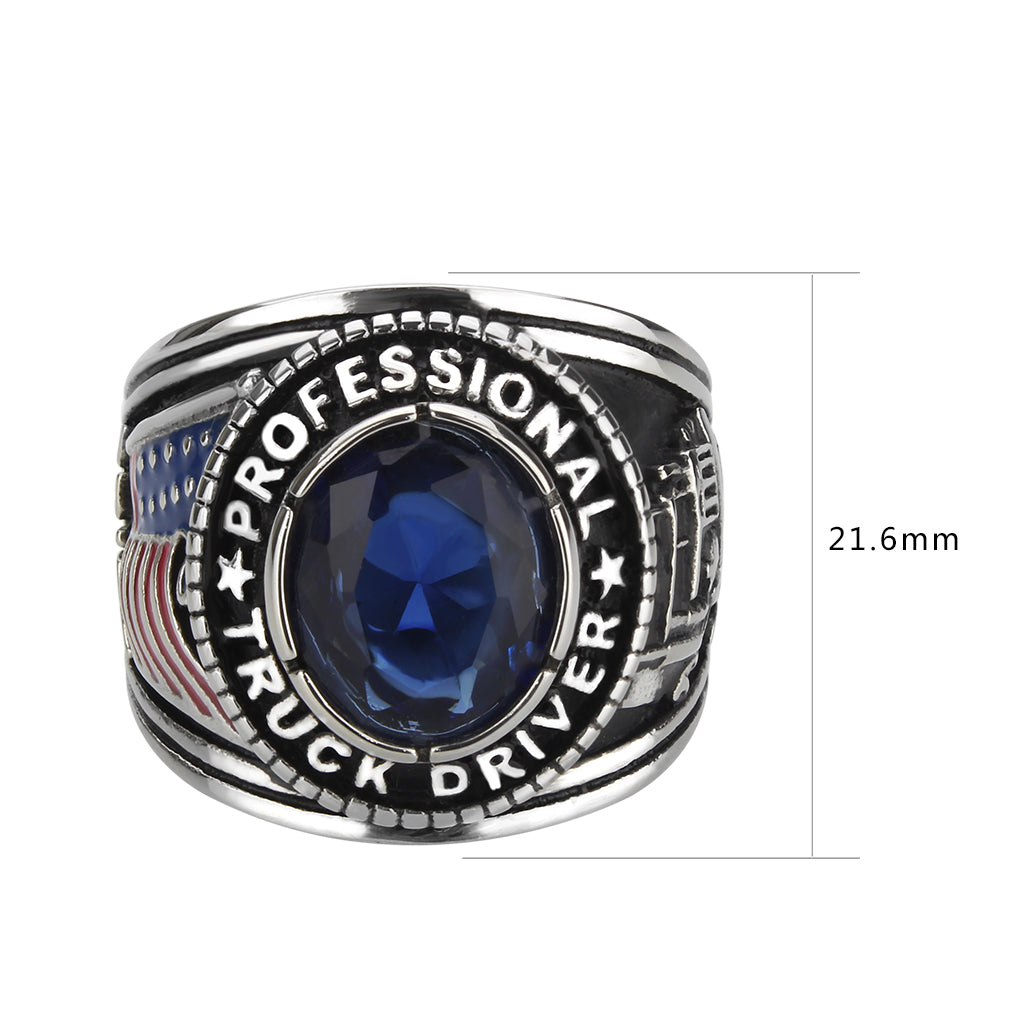 MATK30320 - Trucker Ring in Montana Blue