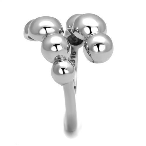 MATK3089 - High polished (no plating) Stainless Steel Ring with No Stone