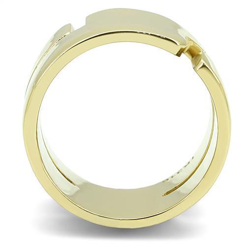 MATK3118 - IP Gold(Ion Plating) Stainless Steel Ring with No Stone