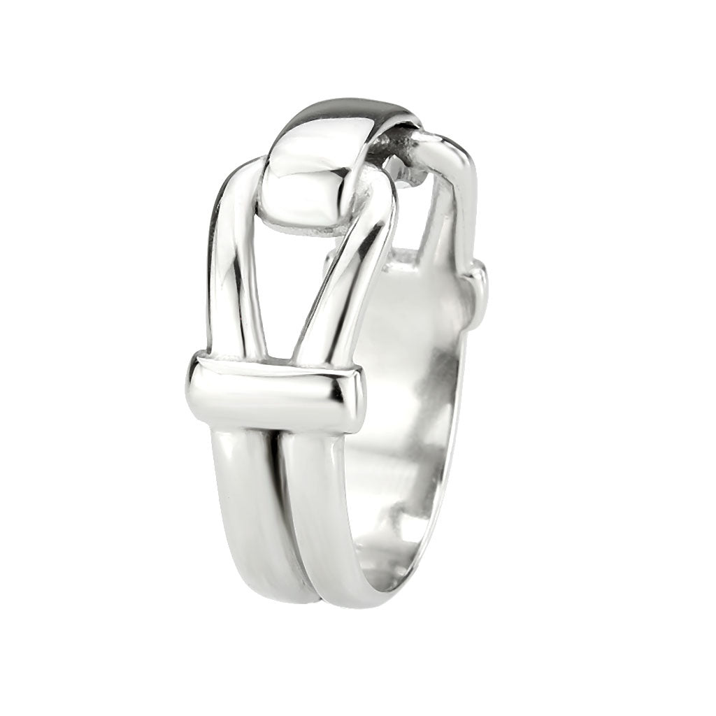 MATK3803 - High polished (no plating) Stainless Steel Ring with NoStone in No Stone