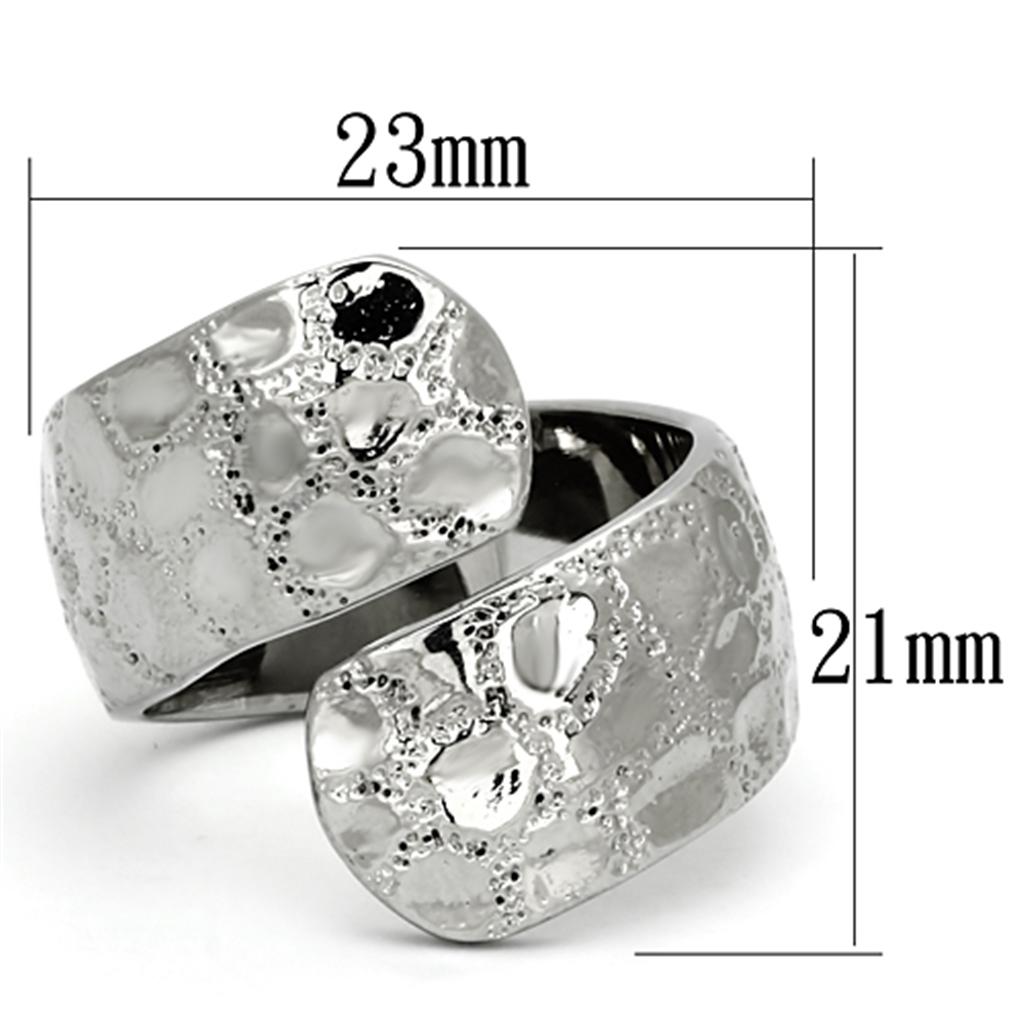 MATK936 - High polished (no plating) Stainless Steel Ring with No Stone