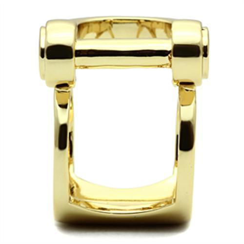 MAGL280 - IP Gold(Ion Plating) Brass Ring with No Stone
