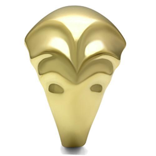 MAGL327 - IP Gold(Ion Plating) Brass Ring with No Stone