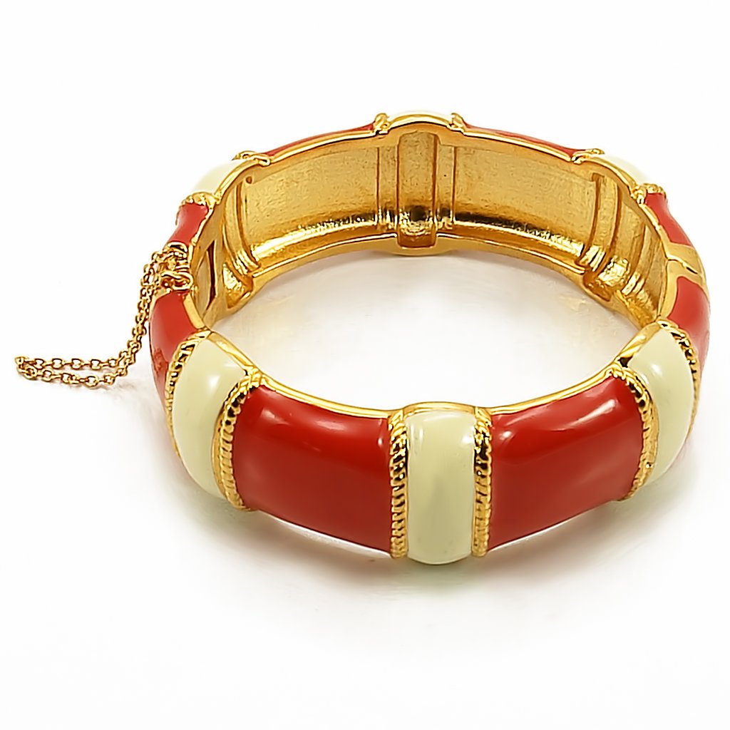 MALO1435 - Gold Brass Bangle with No Stone