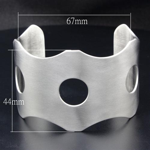 MALO1949 - High polished (no plating) Stainless Steel Bangle with No Stone