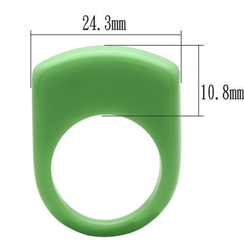 MALO2384 - Resin Ring with Synthetic Synthetic Stone in Multi Color