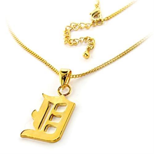 MALO299 - Gold Brass Chain Pendant with No Stone