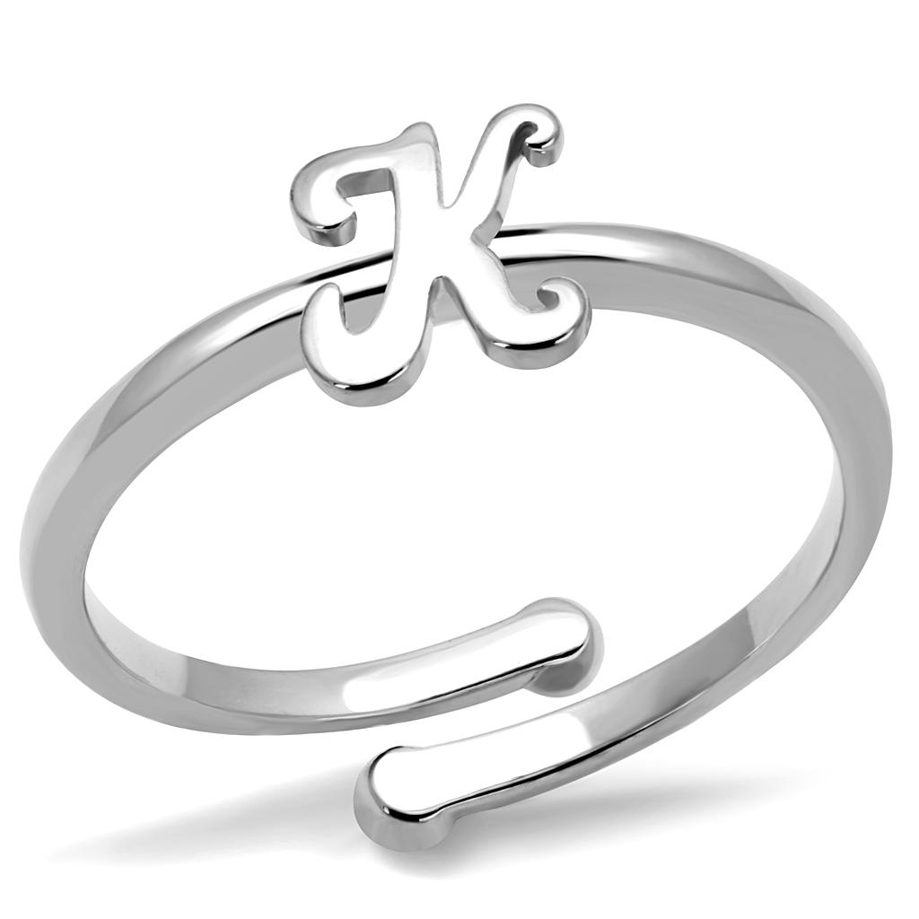 MALO4023 - Rhodium Brass Ring with No Stone