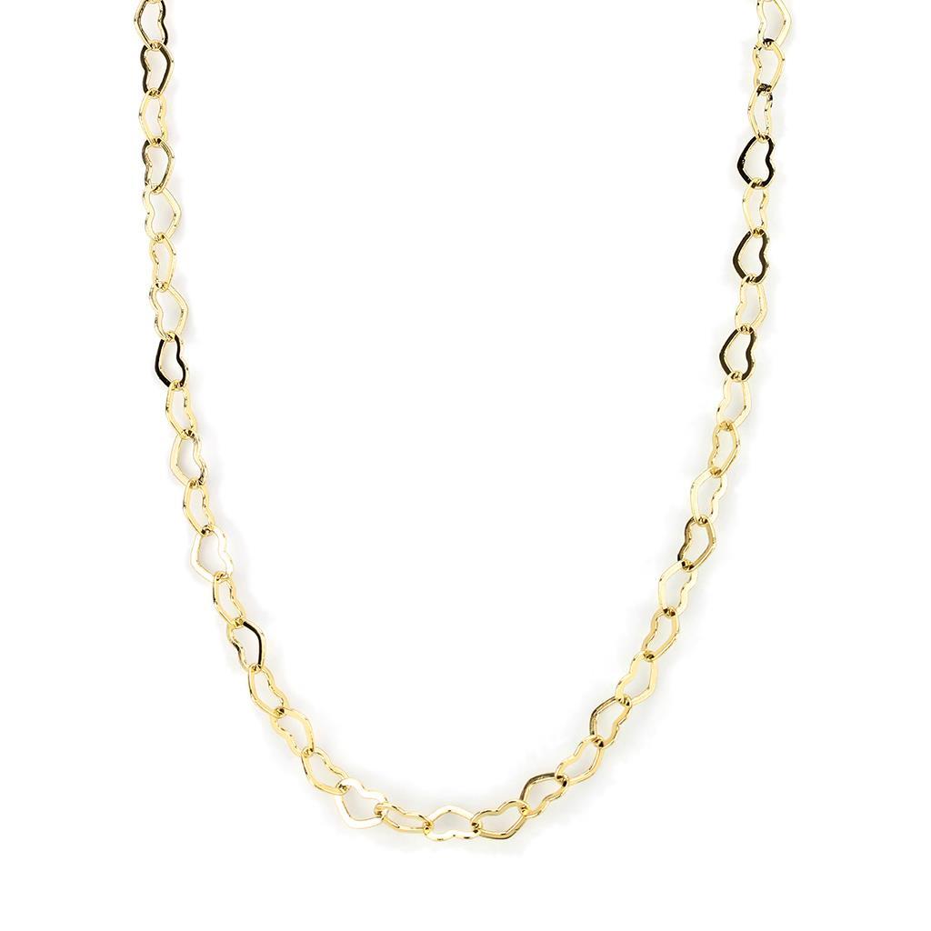 MALO4696 Flash Gold Brass Necklace with No Stone in No Stone