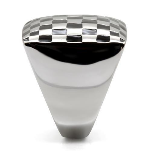 MATK040 - High polished (no plating) Stainless Steel Ring with No Stone