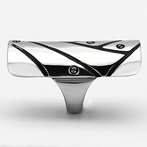 MATK1010 - High polished (no plating) Stainless Steel Ring with No Stone