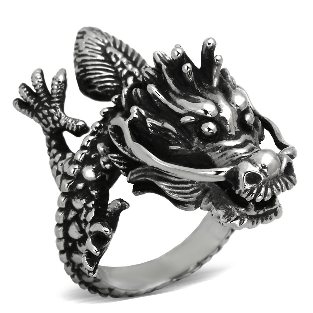 MATK1012 - High polished (no plating) Stainless Steel Ring with No Stone