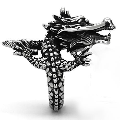 MATK1012 - High polished (no plating) Stainless Steel Ring with No Stone