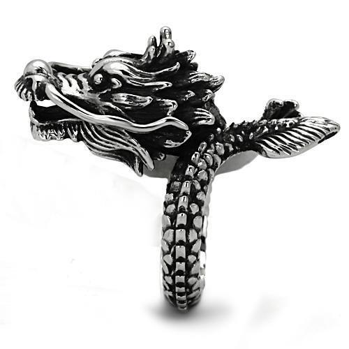 MATK1012 - High polished (no plating) Stainless Steel Ring with No Stone